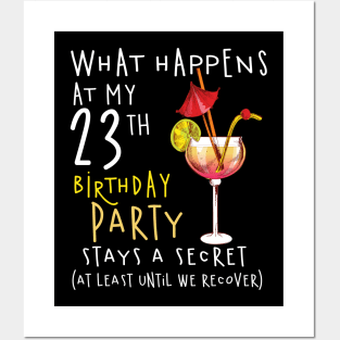 23Th Birthday - What Happens 23Th Birthday Posters and Art